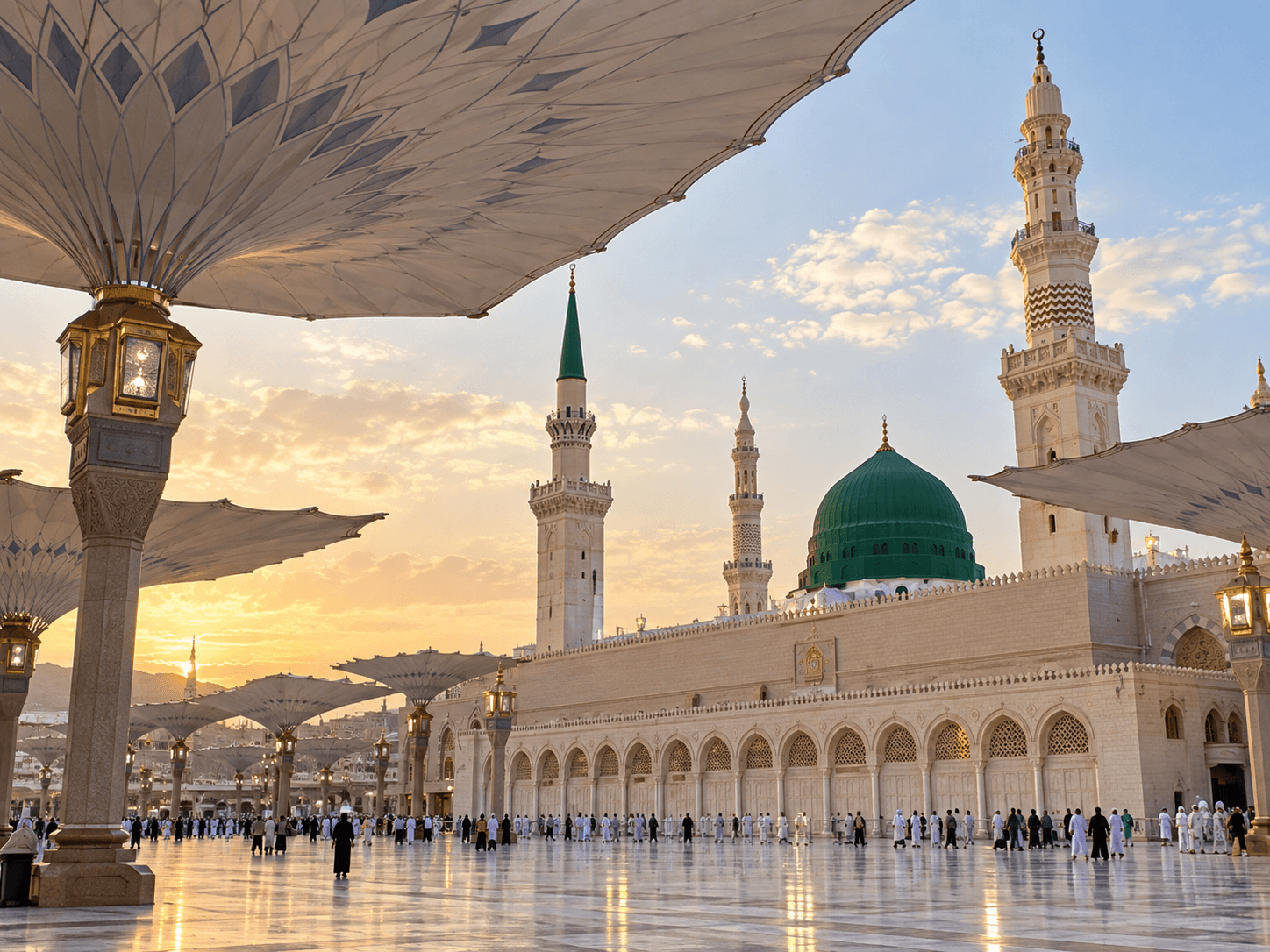 Masjid Nabawi dan Raudhah — Madinah