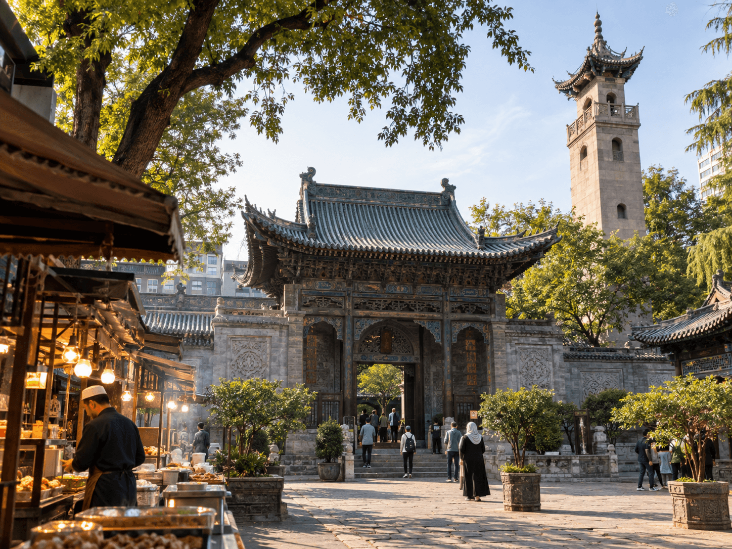 Masjid Xiaopiyuan dan budaya tempatan — Xi’an