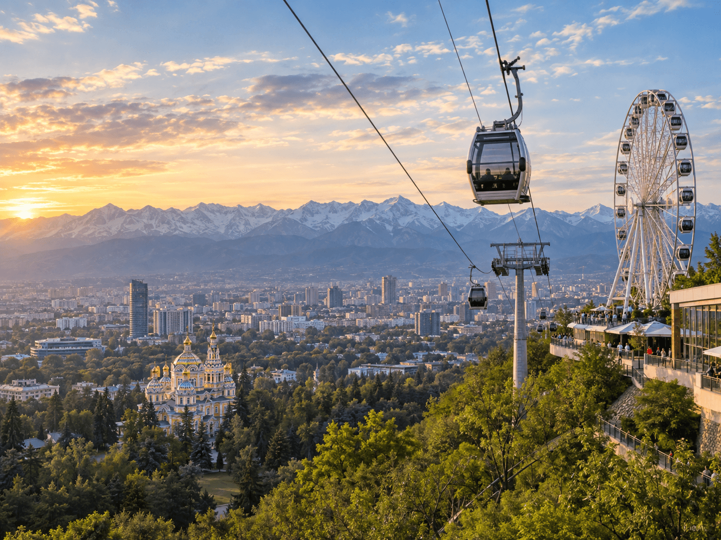 Almaty dan Kok Tobe — Almaty