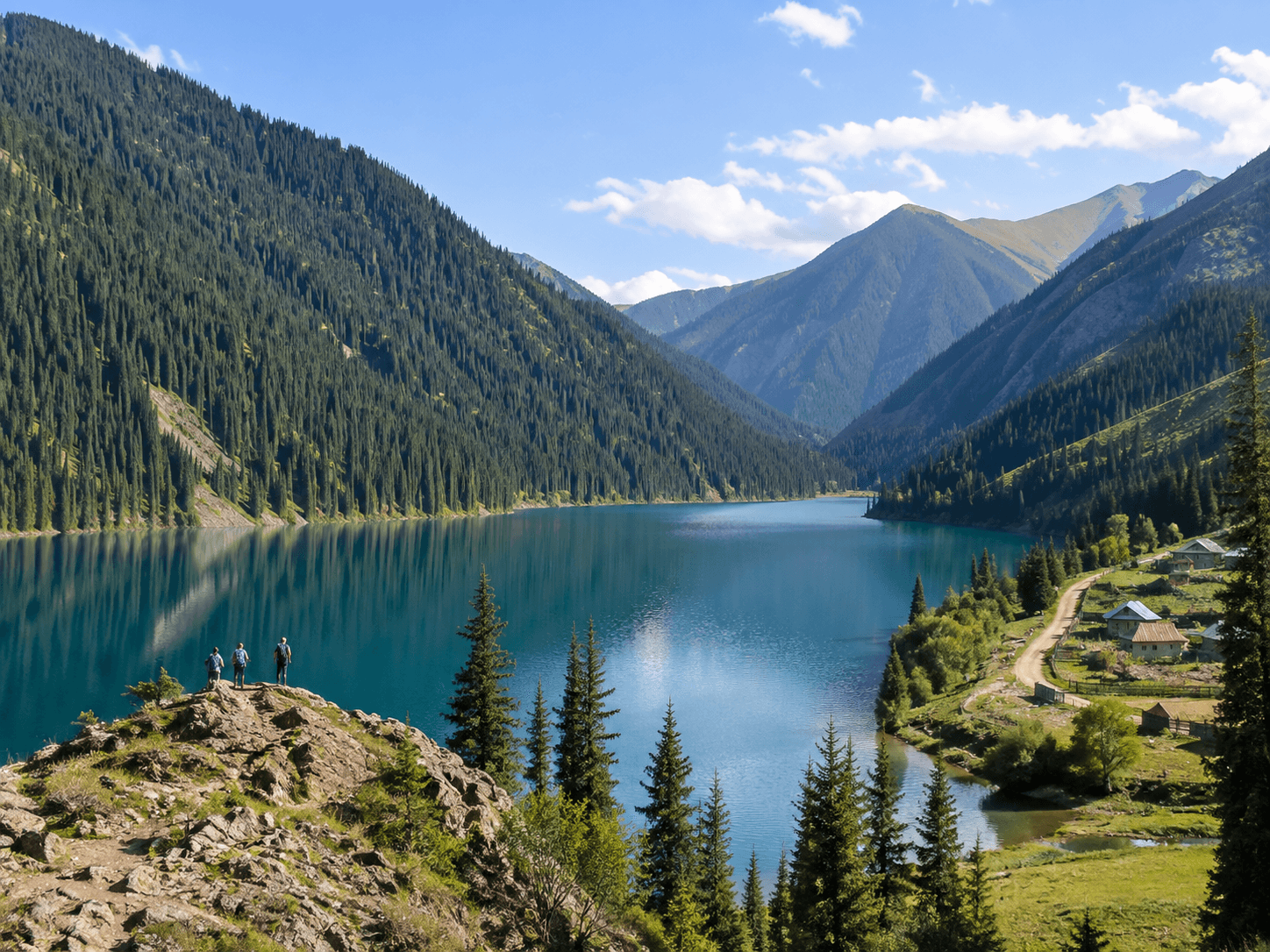 Kolsai Lake — Saty
