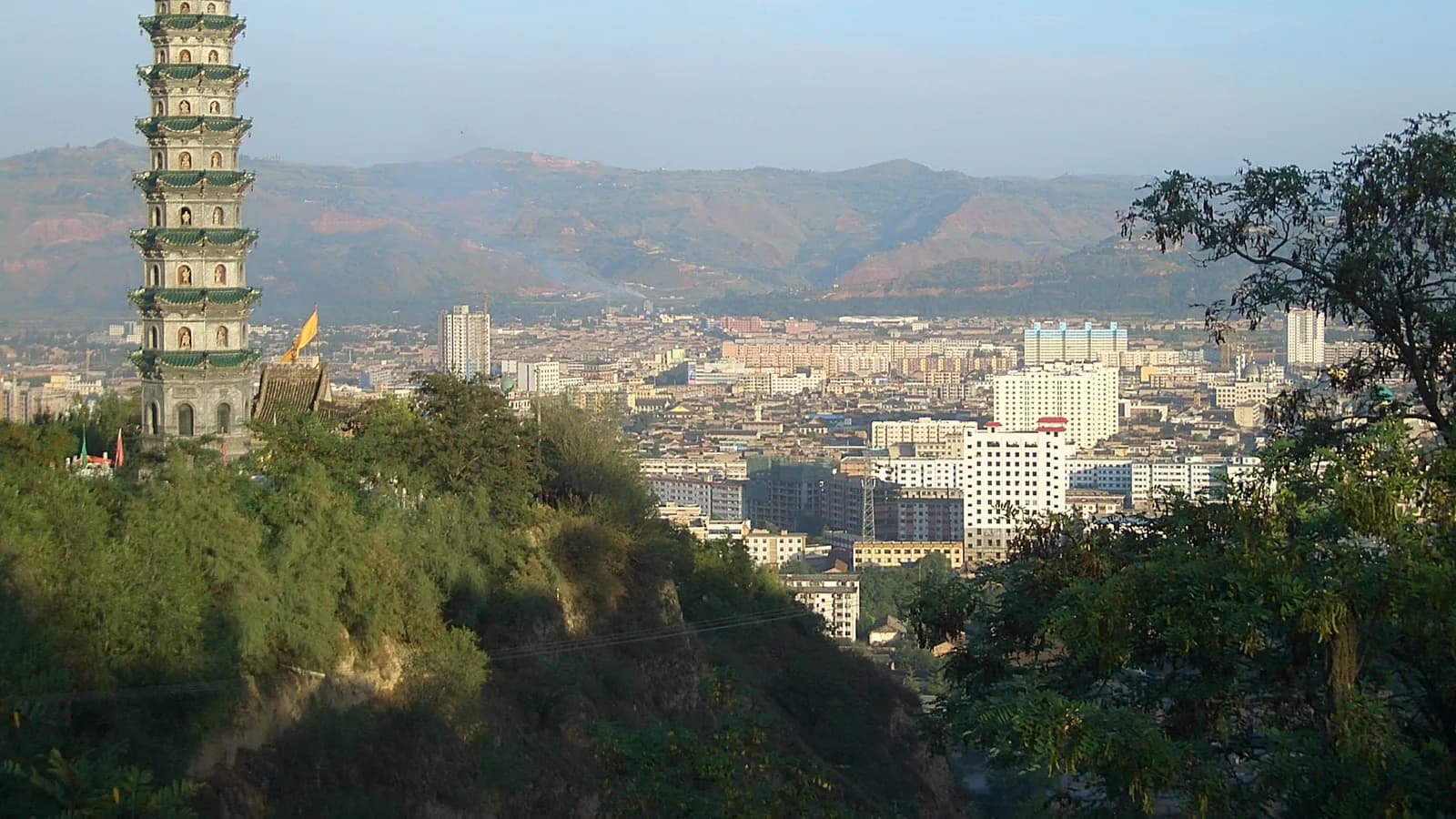 Pemandangan Linxia