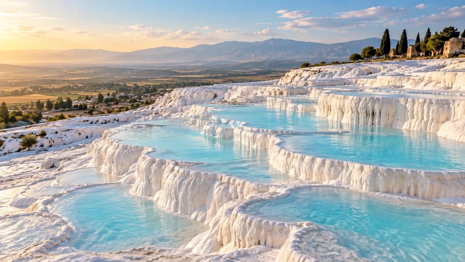 Ilustrasi: Pamukkale - Bursa