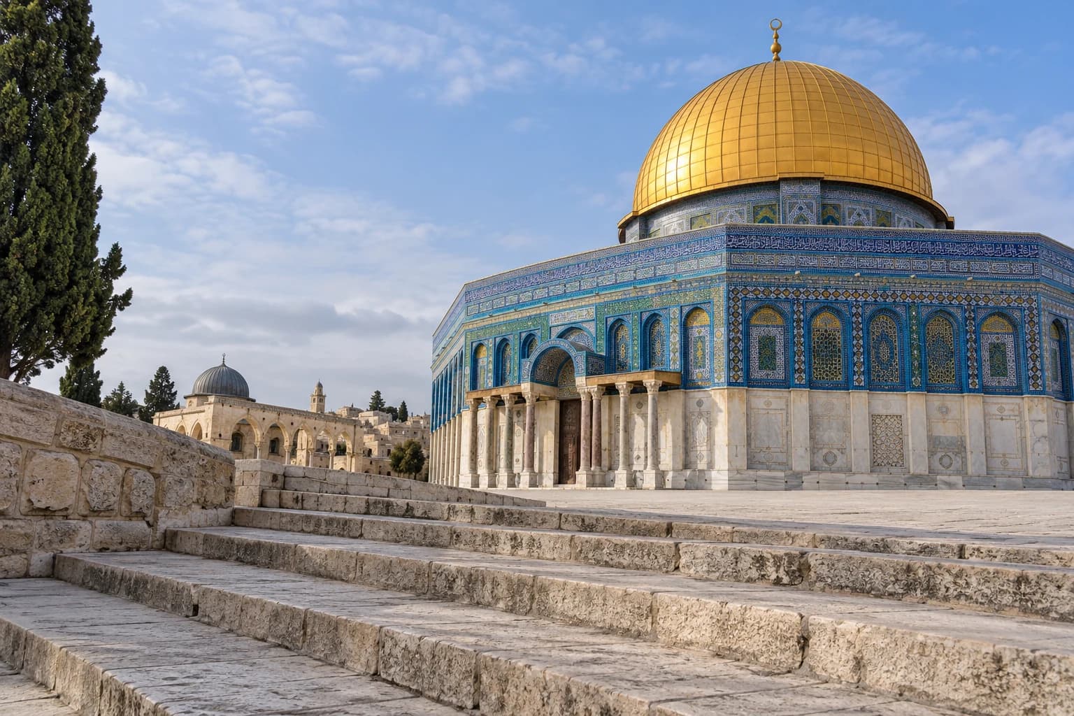 Masjidil Aqsa & Amman — Masjidil Aqsa + Amman: Ashabul Kahfi & Kiblat Pertama · 9H7M