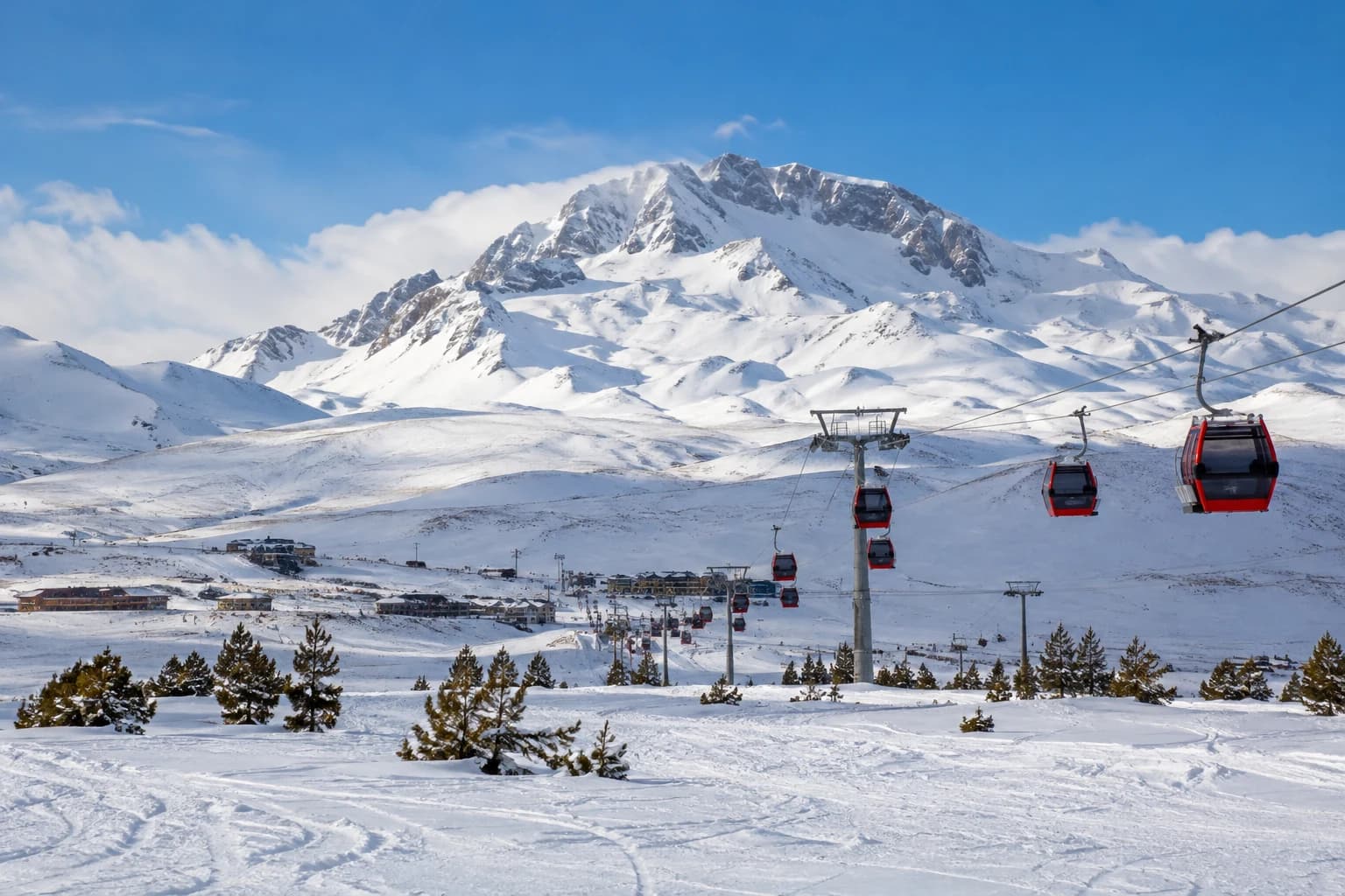 Ilustrasi destinasi dijana AI untuk 9D7N TURKIYE MT.ERCIYES