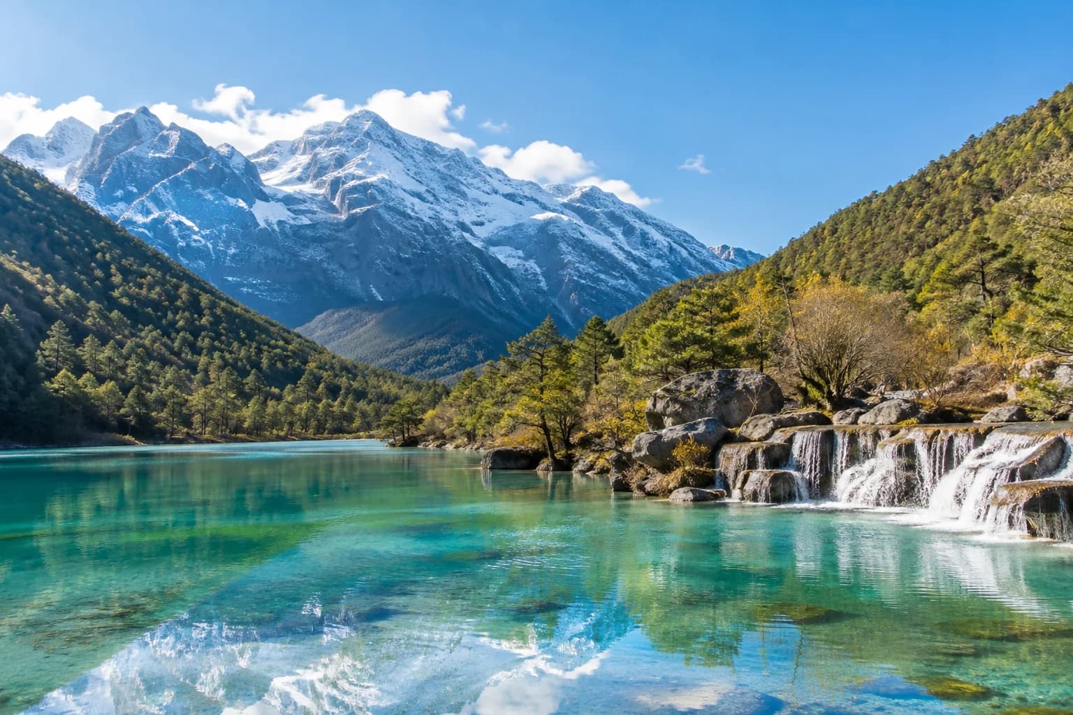 AI-generated destination illustration for 9D7N ECHANTING YUNNAN & SHANGRI-LA